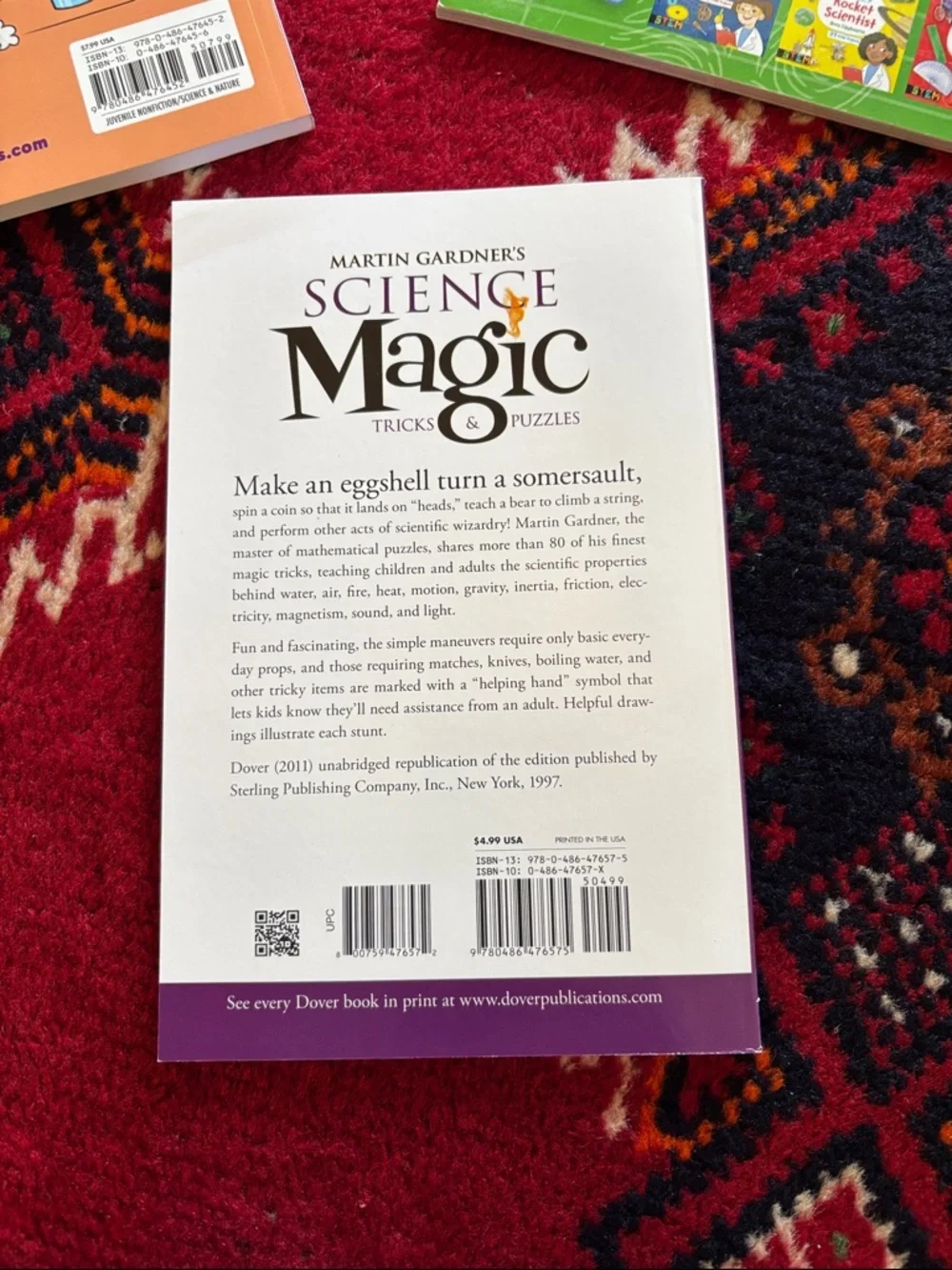 Three Kids Science Activity Books